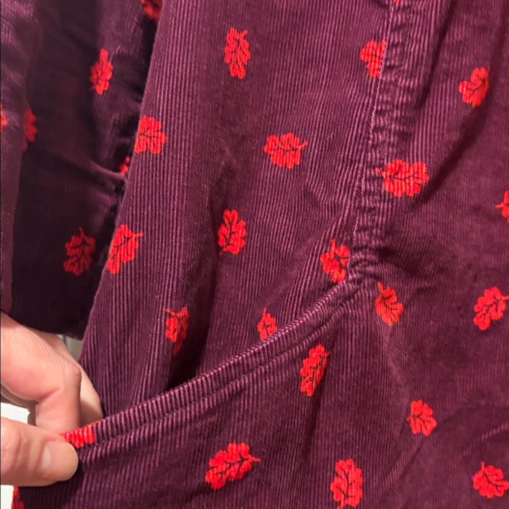 Corduroy 3/4 dress. - Picture 4 of 8